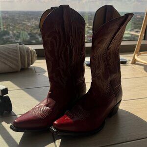 Red Western Boots